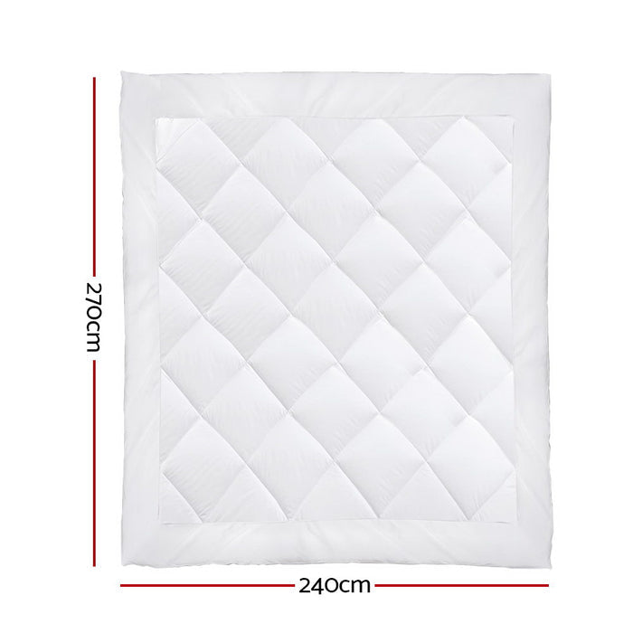 Giselle Bedding 400GSM Microfibre Bamboo Quilt - SUPER KING SIZE