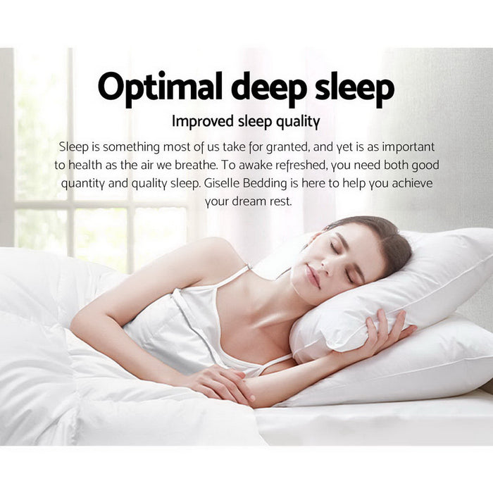 Giselle Bedding 400GSM Microfibre Bamboo Quilt - SUPER KING SIZE