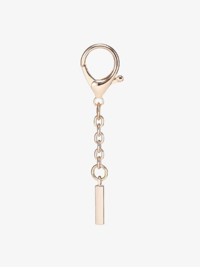 Gold Letter Bag Charms. I