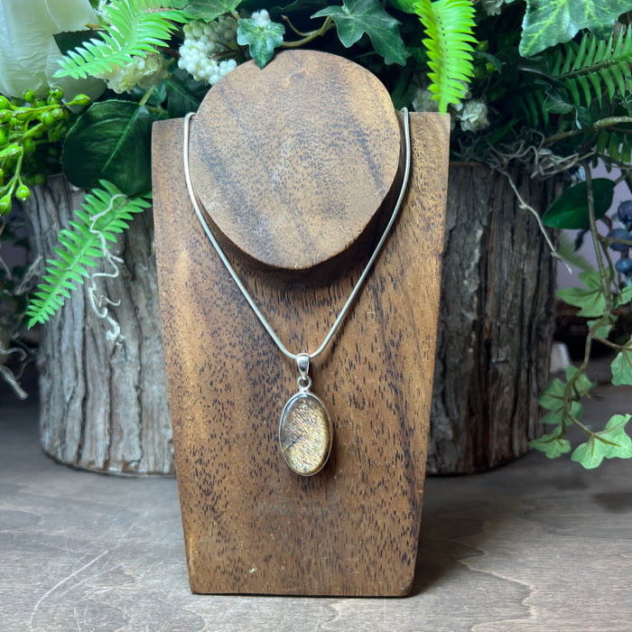Golden Feldspar Pendant