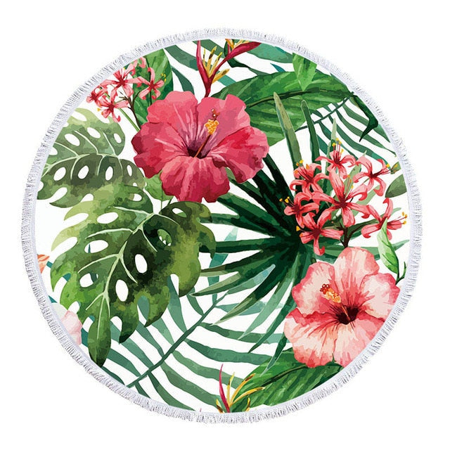 Gorgeous Assorted Boho Printed Round Beach Towels