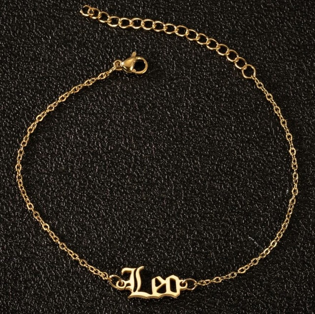 Gorgeous Zodiac Sign Ankle Bracelets - Stainless Steel - 12 Constellations