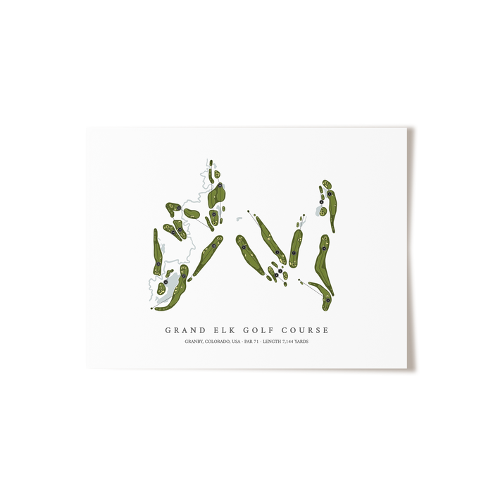Grand Elk Golf Course | Golf Course Print | Unframed