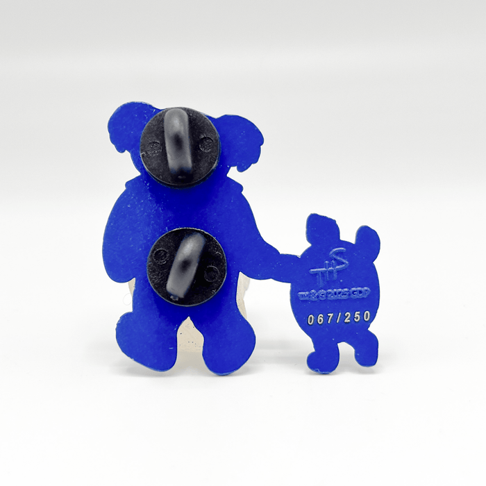 Grateful Dead Blue Terrapin & Bear Enamel Pin