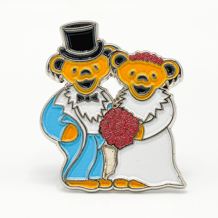 Grateful Dead Wedding Bears Enamel Pin