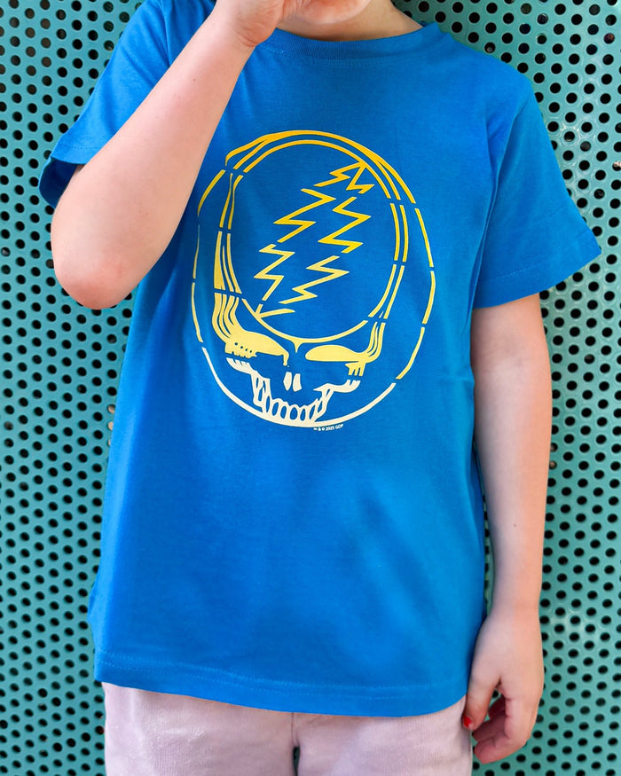 Grateful Dead Yellow Stripes Stealie Toddler T