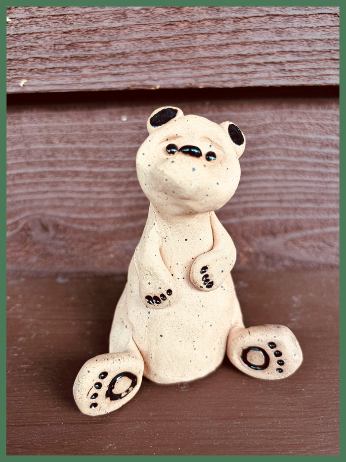 Handmade Pottery Bears