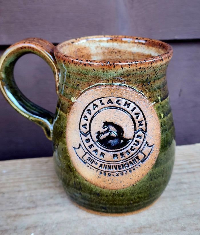 Handmade Pottery Mug - 30th Anniversary