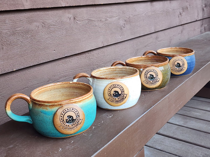 Handmade Pottery Soup Mugs - 30th Anniversary