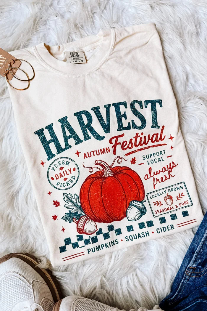 HARVEST FESTIVAL GRAPHIC TEE - IVORY