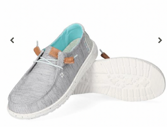 Heydude - Wendy Heathered Slub Tropical Grey