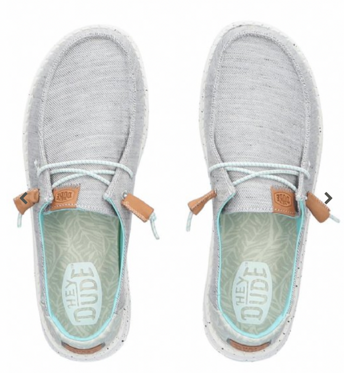 Heydude - Wendy Heathered Slub Tropical Grey