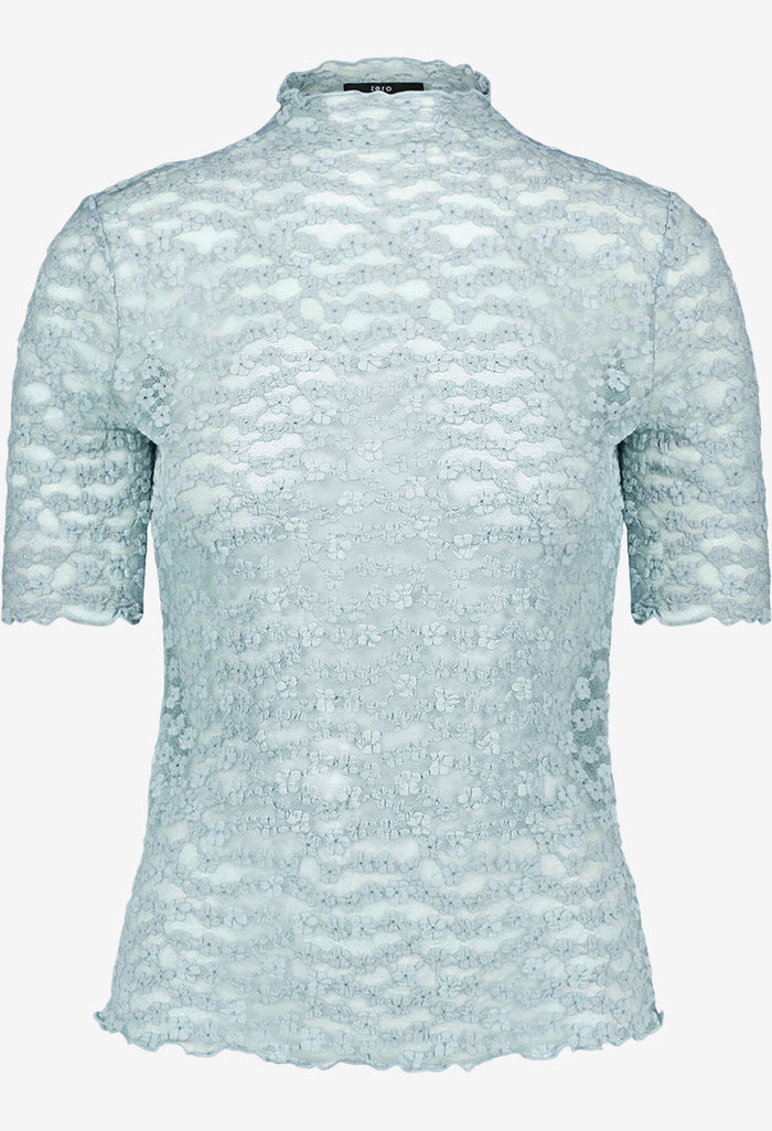 High Neck Lace Top