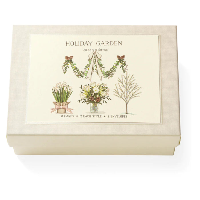 Holiday Garden Note Card Box