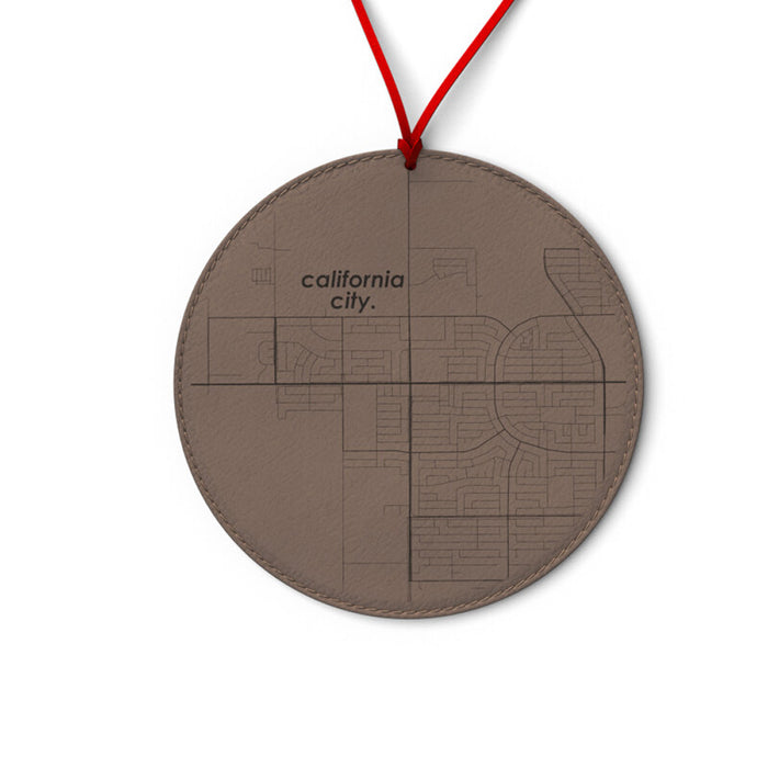 Home Town Map Ornament