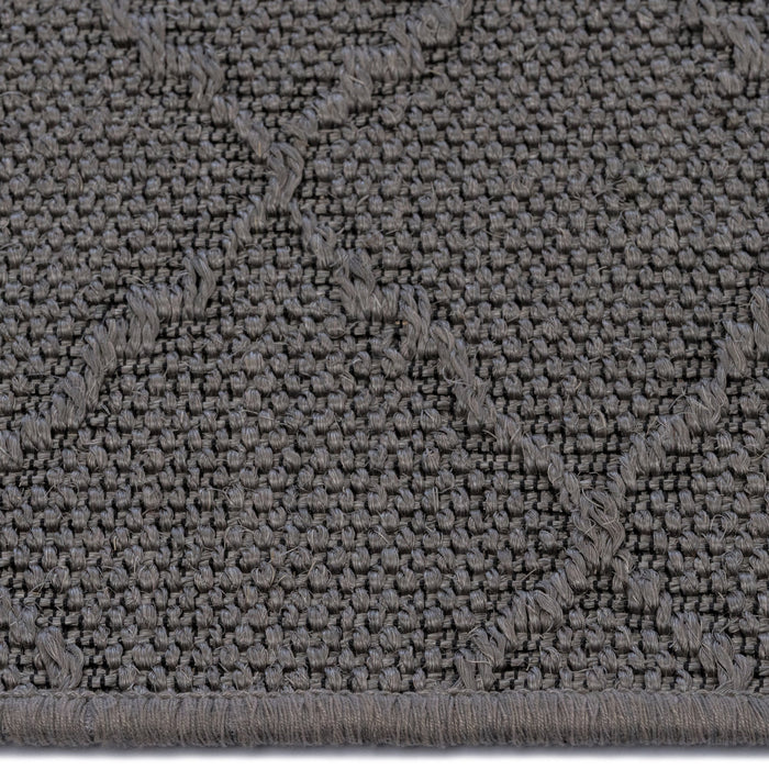 Hugo Graphite Machine Woven Rug Rectangle image