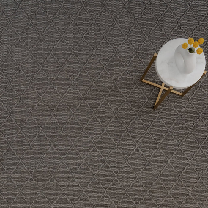 Hugo Graphite Machine Woven Rug Rectangle image