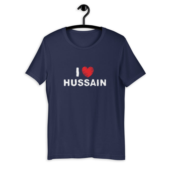 I Love Hussain (as) - Short Sleeve T-Shirt MEN