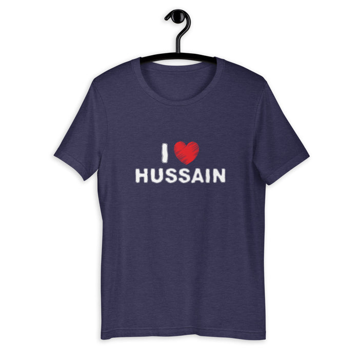 I Love Hussain (as) - Short Sleeve T-Shirt MEN