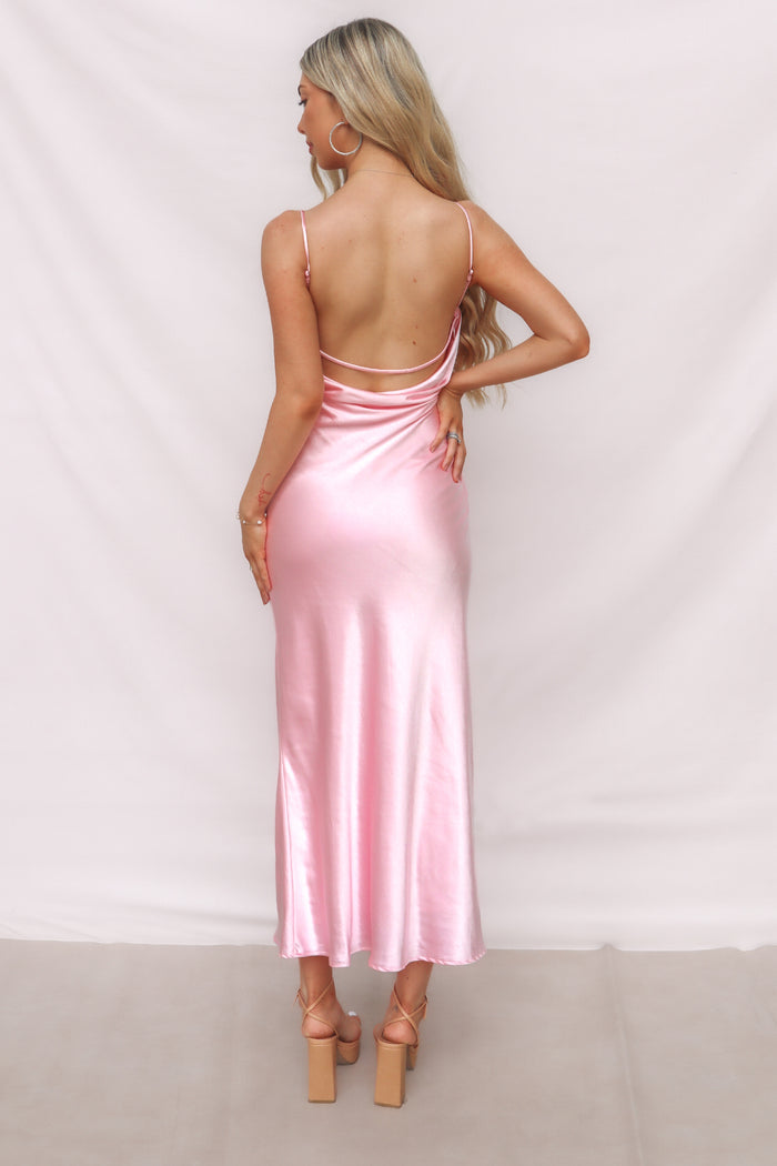 Isha Maxi Dress - Pink - Runway Goddess