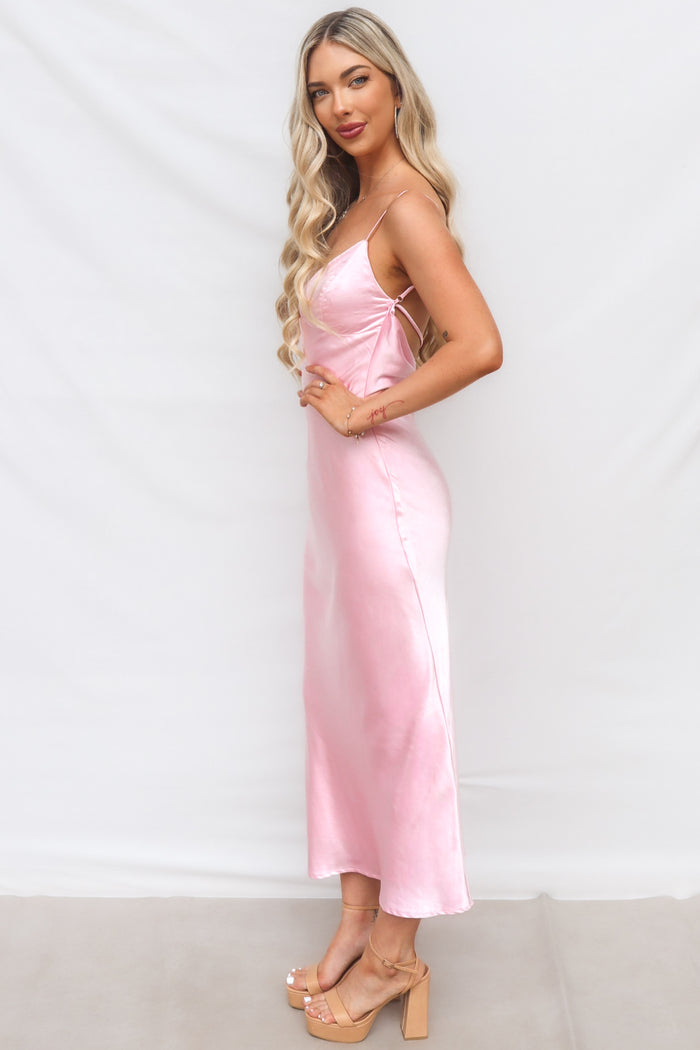 Isha Maxi Dress - Pink - Runway Goddess