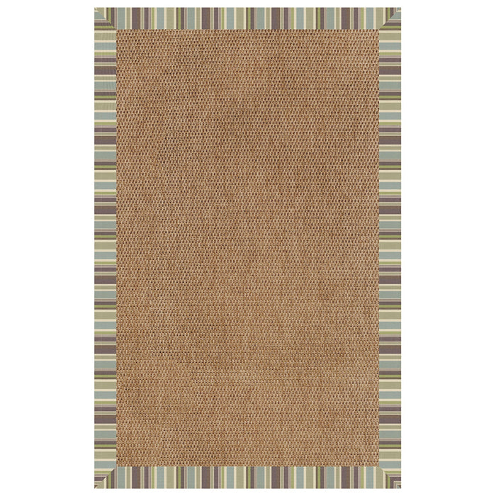 Islamorada-Basketweave Brannon Whisper Indoor/Outdoor Bordere Rectangle image