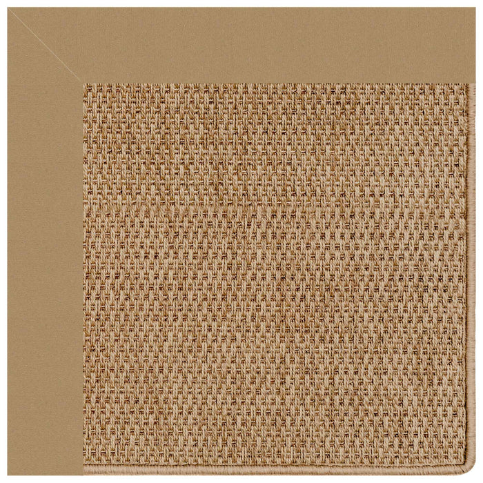Islamorada-Basketweave Canvas Linen Indoor/Outdoor Bordere Rectangle image