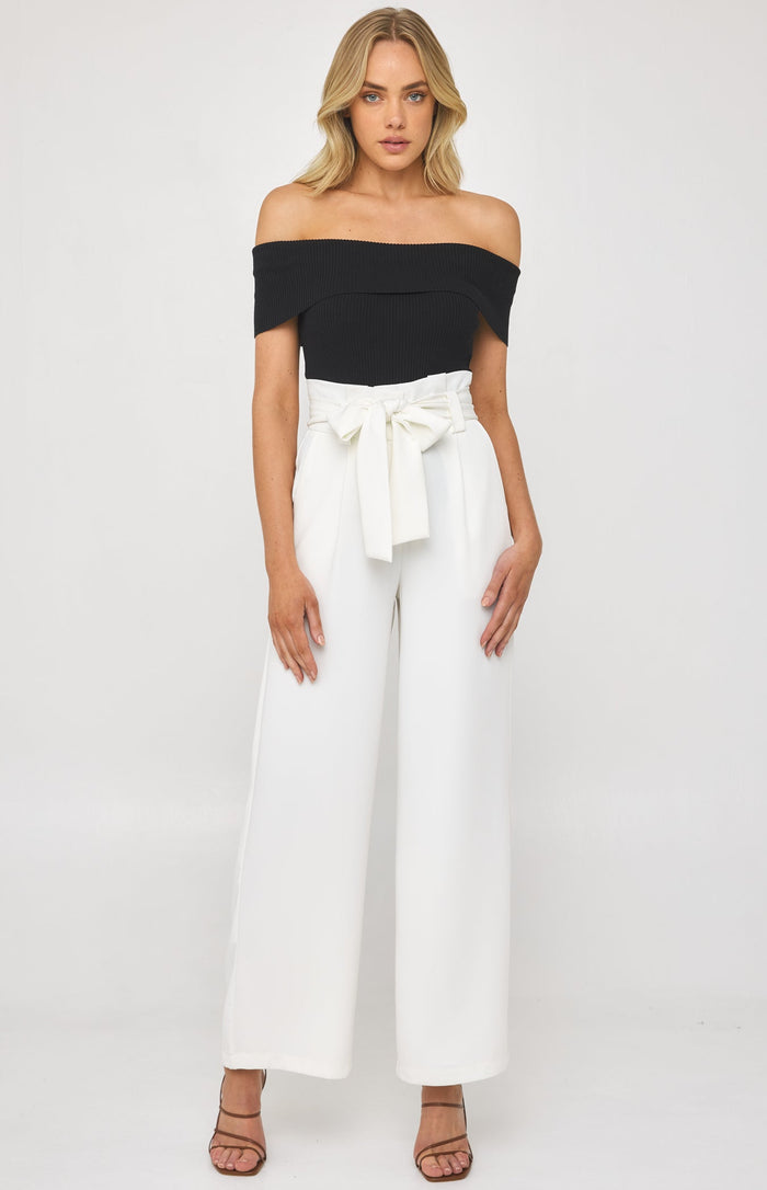 Jacqulin Pants - White - Runway Goddess
