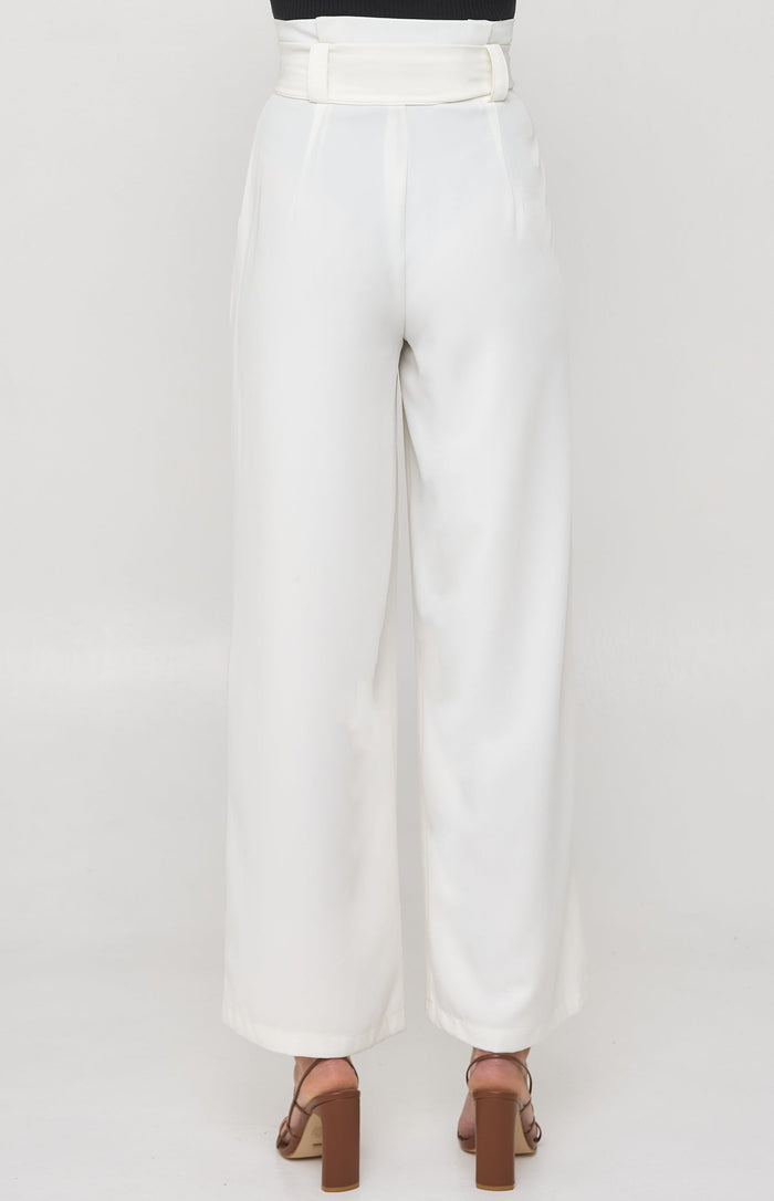 Jacqulin Pants - White - Runway Goddess