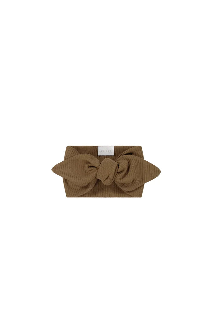 Jamie Kay Organic Cotton Modal Headband - Crème Caramel