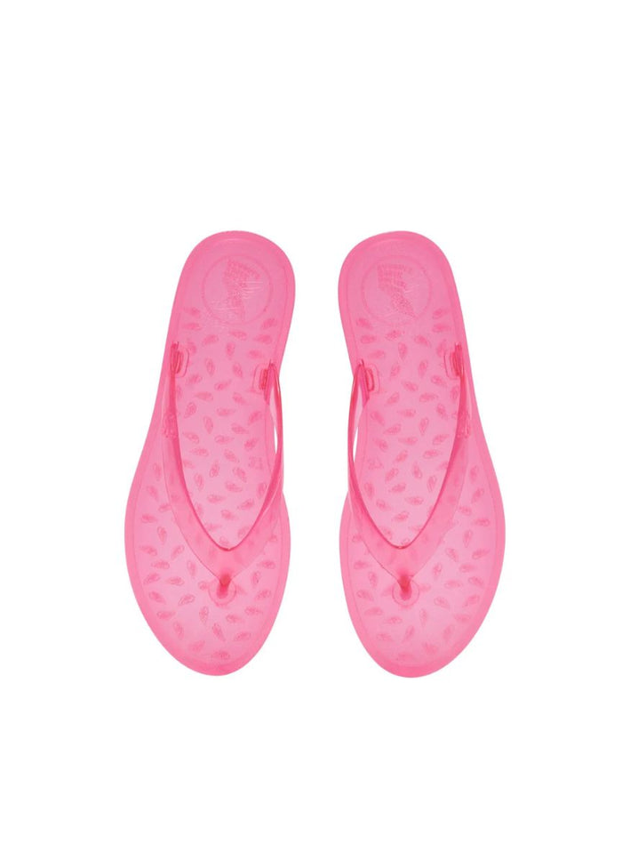 Flip Flops Ancient Greek Sandals Jelly Flip Flops Pink Apoella