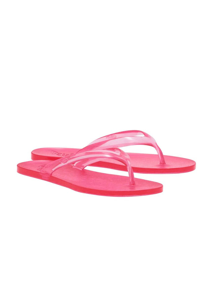 Flip Flops Ancient Greek Sandals Jelly Flip Flops Pink Apoella