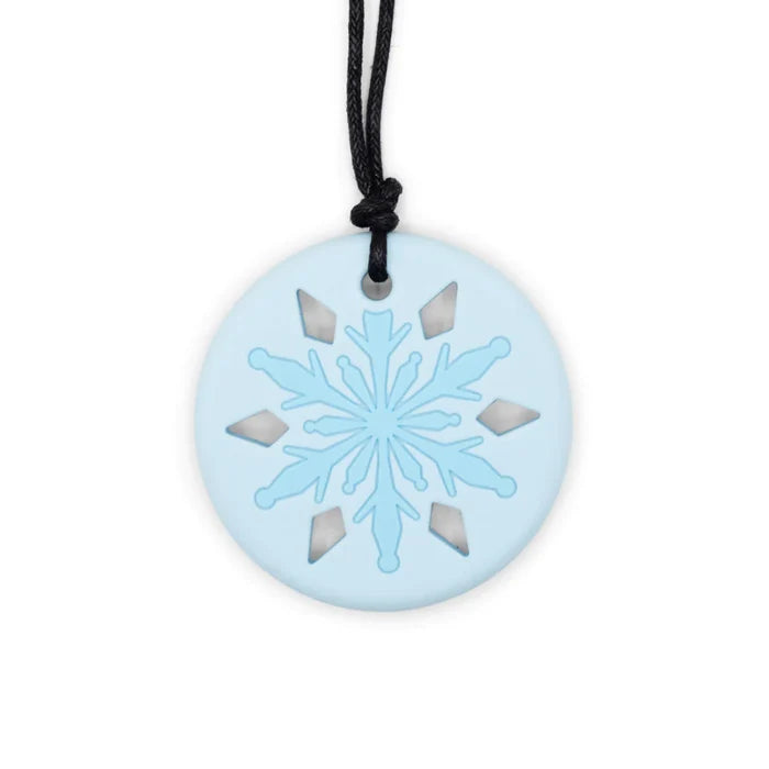 Jellystone Sensory Chew Pendant Necklace - Snowflake