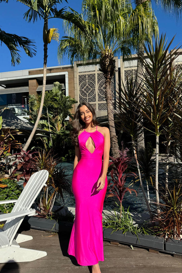 Joan Maxi Dress - Fuchsia - Runway Goddess