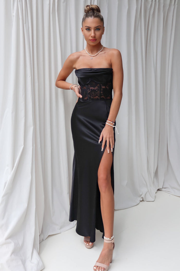 Jolene Formal Gown - Black - Runway Goddess