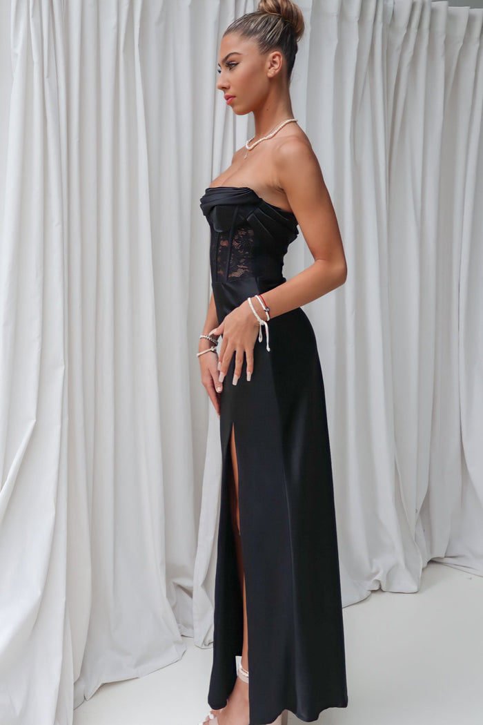 Jolene Formal Gown - Black - Runway Goddess
