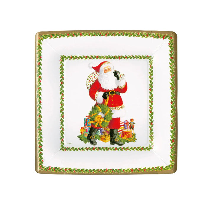 Jolly St. Nick Salad/Dessert Plates