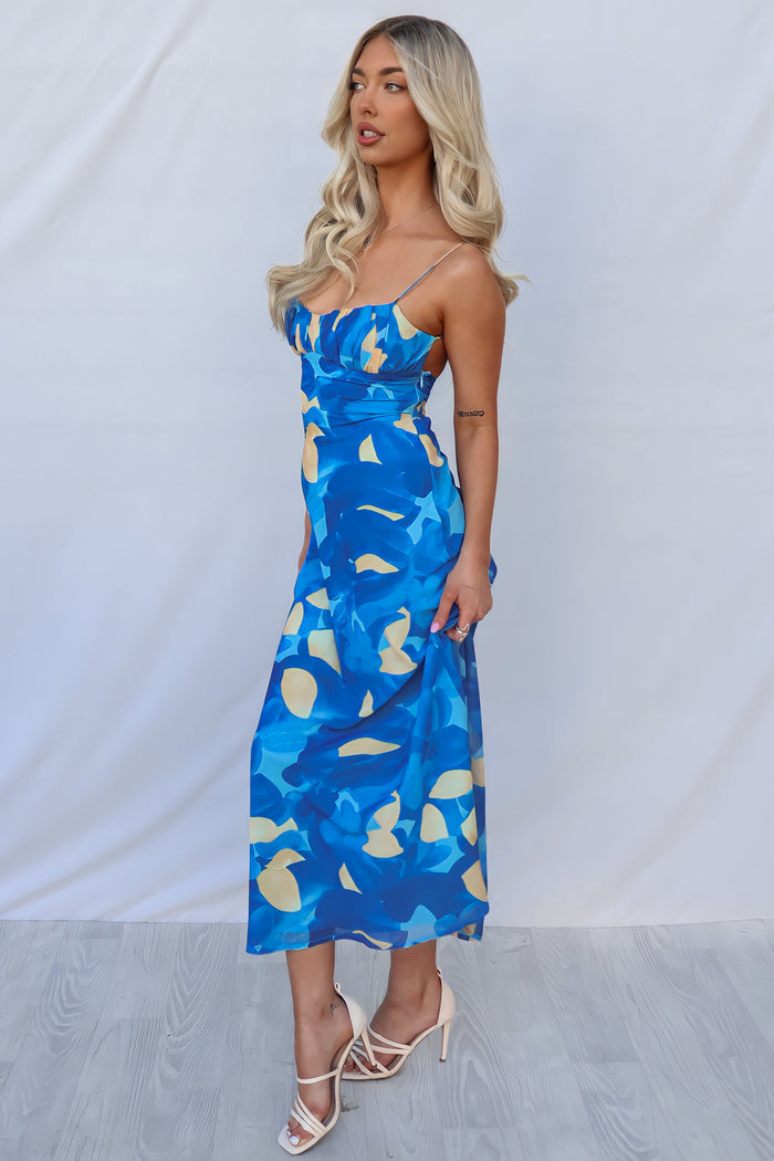 July Maxi Dress - Blue - Runway Goddess