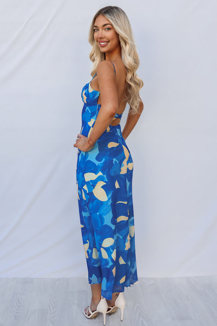 July Maxi Dress - Blue - Runway Goddess