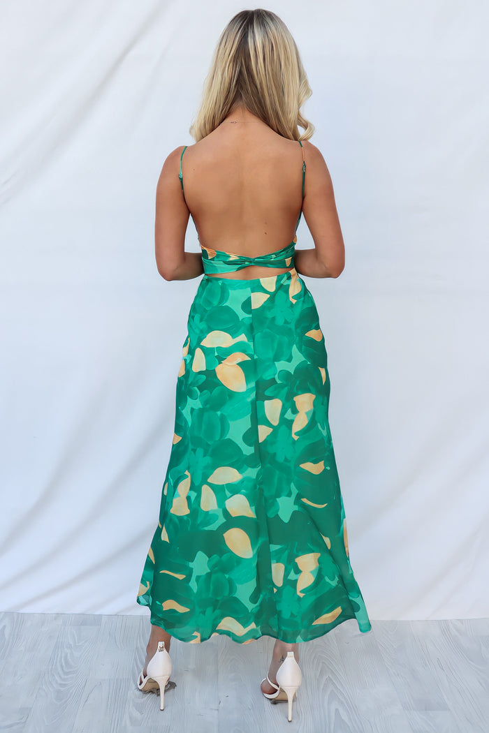 July Maxi Dress - Green - Runway Goddess