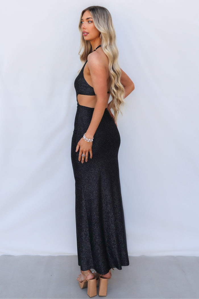 Kayleigh Maxi Dress - Black - Runway Goddess