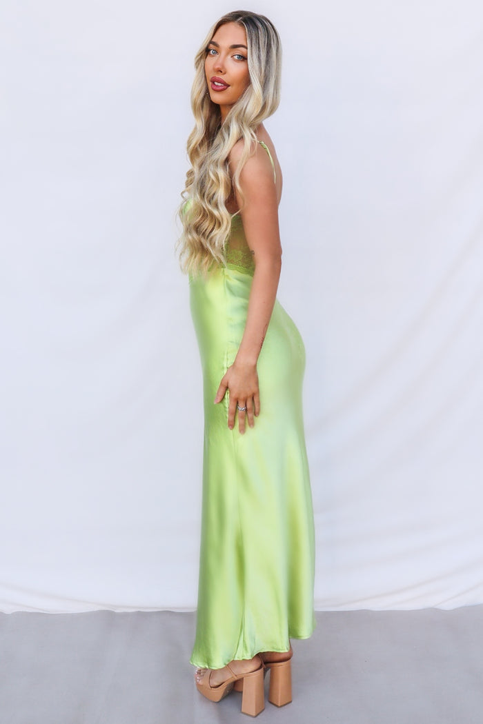 Keely Maxi Dress - Green - Runway Goddess