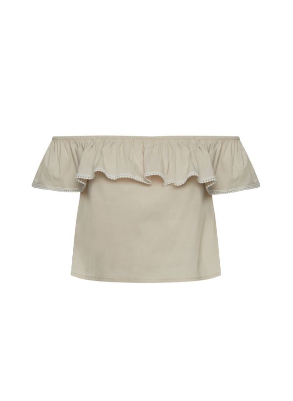 Tops APOELLA Kelly Bandeau Top Beige Apoella