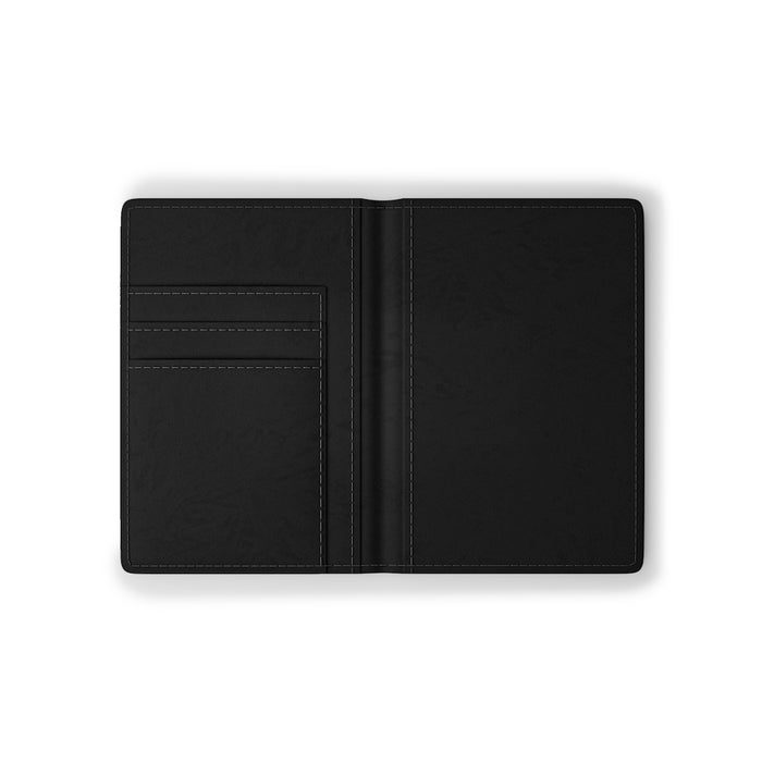 Kenyan Flag USA - Premium Black Passport Cover Faux Leather, Travel Accessories, Kenya, East Africa, Masai, Swahili