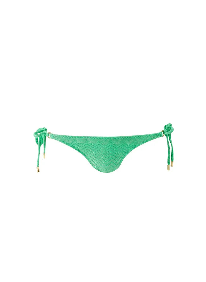Swimwear Melissa Odabash Key West Bikini Bottom Green Zigzag Apoella