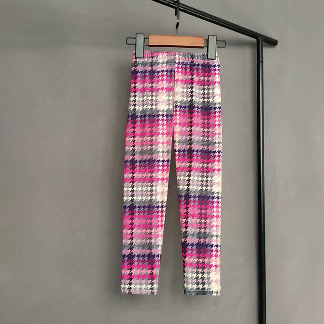 Pink houndstooth / 6-7(130)