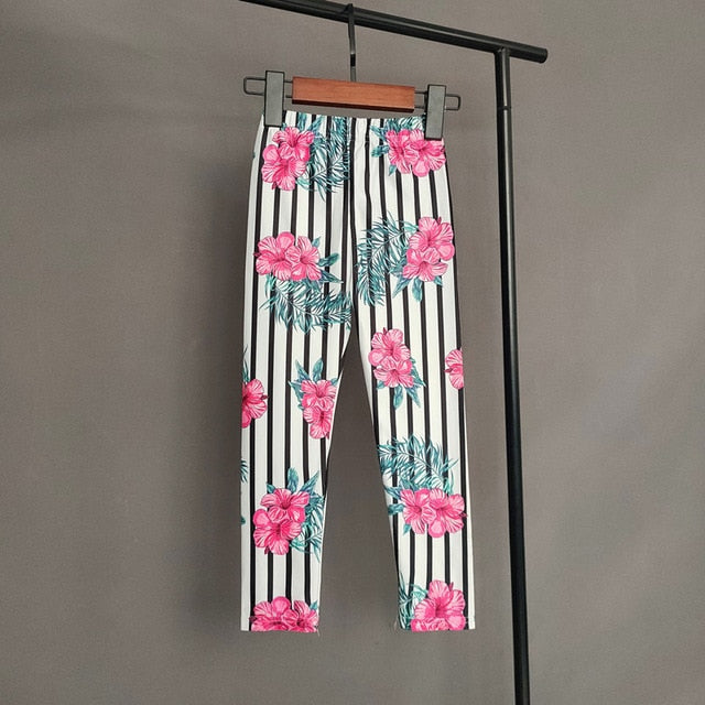 Striped flower / 8-9(140)
