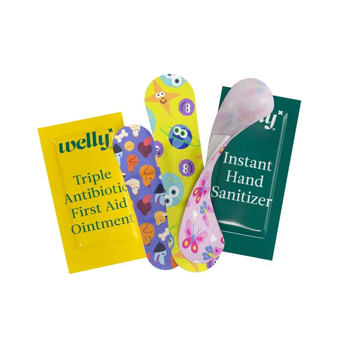 Kid's Quick Fix First Aid Bandage Travel Kit - Multi-Color