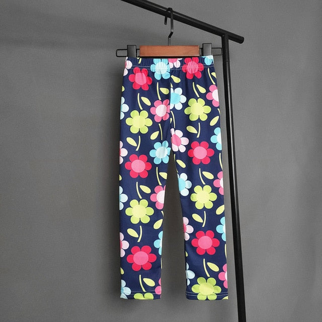 Kids Sweet Assorted Printed Leggings