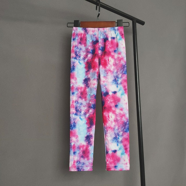 Kids Sweet Assorted Printed Leggings